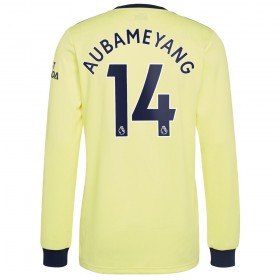 Camisolas de futebol Arsenal Pierre-Emerick Aubameyang 14 Equipamento Alternativa 2021/22 Manga Comprida